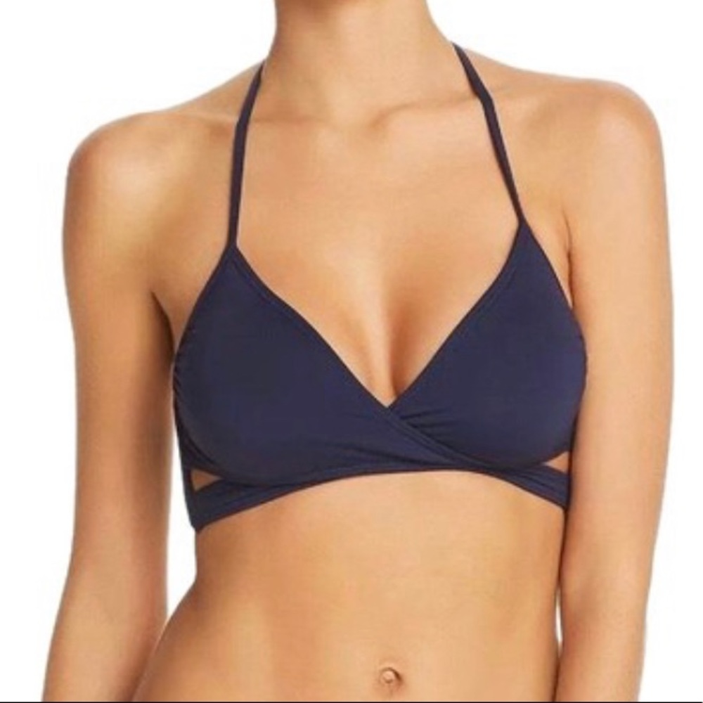 bikini cross over top M